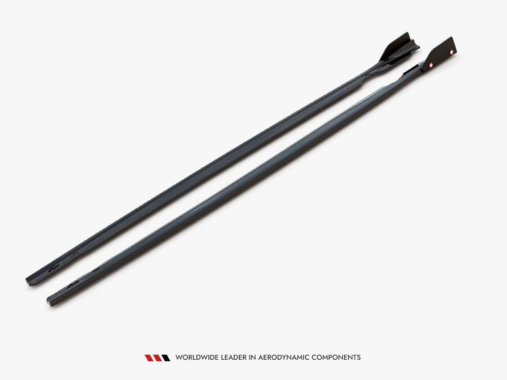 Side Skirts Diffusers V.2 + Flaps - Volkswagen Golf R Mk8 Facelift