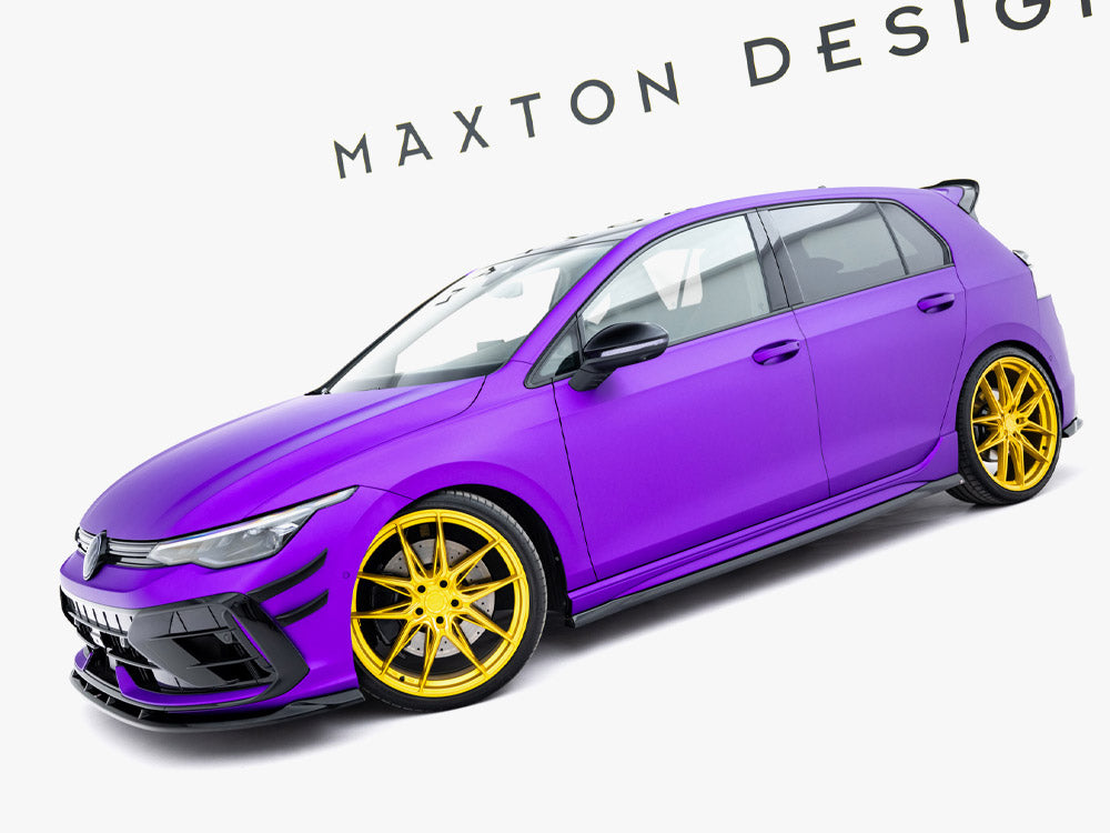 Side Skirts Diffusers V.5 - Volkswagen Golf R Mk8 / Mk8 Facelift