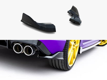 Rear Side Splitters V.7 - Volkswagen Golf R Mk8 / Mk8 Facelift