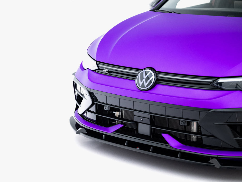 Front Splitter V.3 + Flaps - Volkswagen Golf R Mk8 Facelift