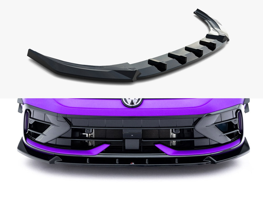 Front Splitter V.3 - Volkswagen Golf R Mk8 Facelift