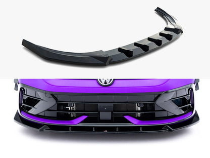 Front Splitter V.3 - Volkswagen Golf R Mk8 Facelift
