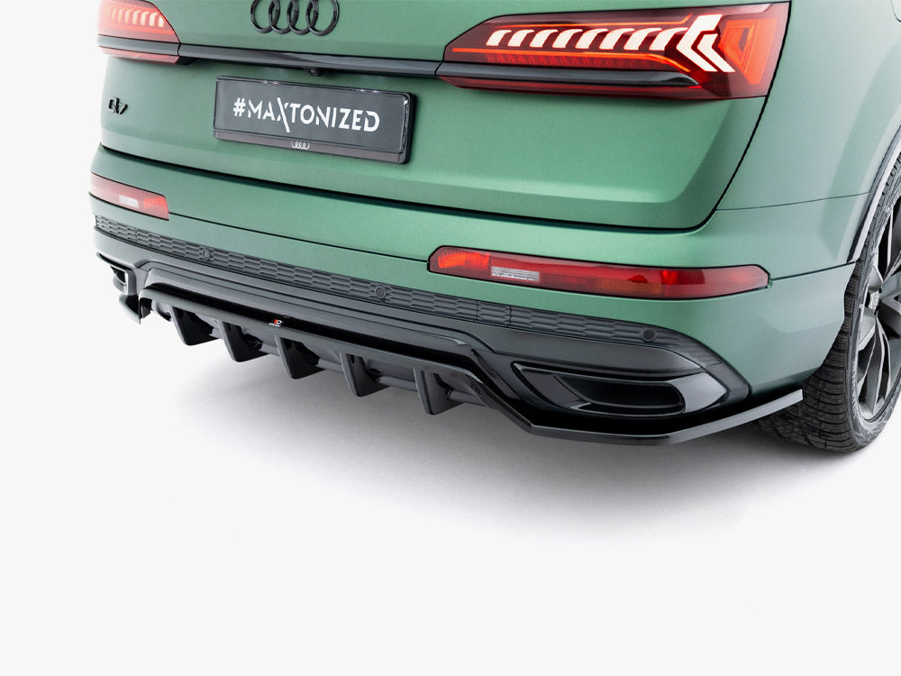 Rear Splitter (Vertical Bars) - Audi Q7 S Line Mk2 Facelift