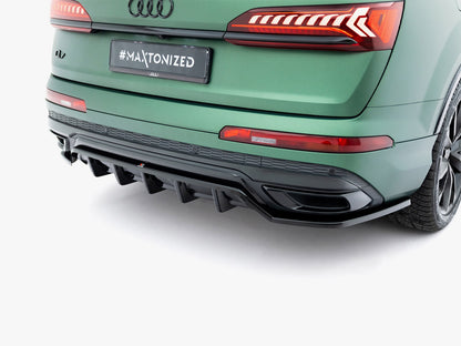 Rear Splitter (Vertical Bars) - Audi Q7 S Line Mk2 Facelift