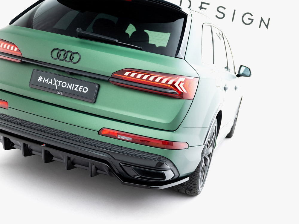 Rear Splitter (Vertical Bars) - Audi Q7 S Line Mk2 Facelift