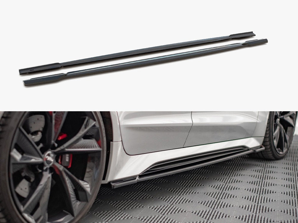 Side Skirts Splitters V.1 - Audi RS7 C8