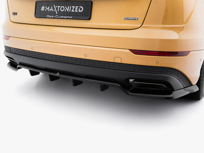 Rear Splitter (Vertical Bars) - Audi Q8 Mk1 Facelift