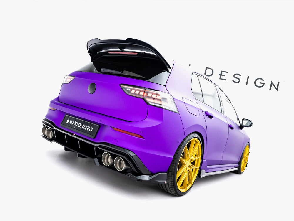 Rear Splitter (Vertical Bars) V.1 - Volkswagen Golf R Mk8 / Mk8 Facelift
