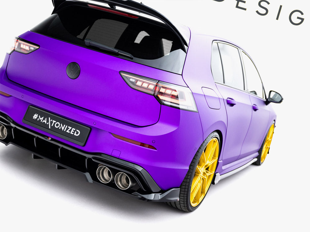 Rear Splitter (Vertical Bars) V.1 - Volkswagen Golf R Mk8 / Mk8 Facelift