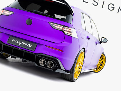 Rear Splitter (Vertical Bars) V.2 - Volkswagen Golf R Mk8 / Mk8 Facelift