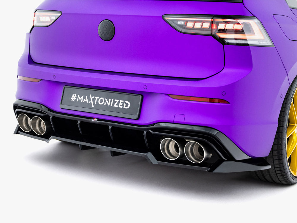 Rear Splitter (Vertical Bars) V.2 - Volkswagen Golf R Mk8 / Mk8 Facelift