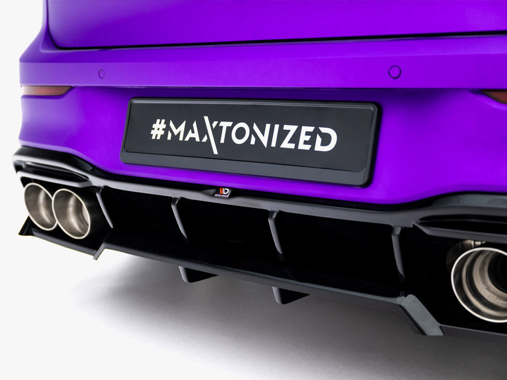 Rear Splitter (Vertical Bars) V.2 - Volkswagen Golf R Mk8 / Mk8 Facelift