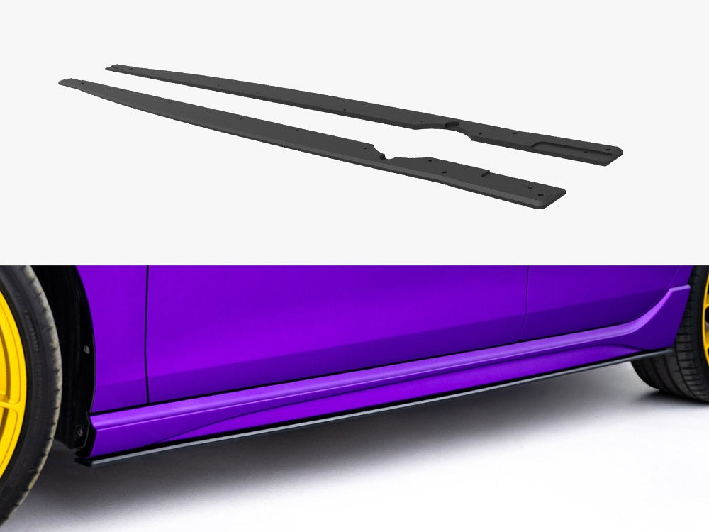 Street PRO Side Skirts Diffusers - Volkswagen Golf R Mk8 Facelift