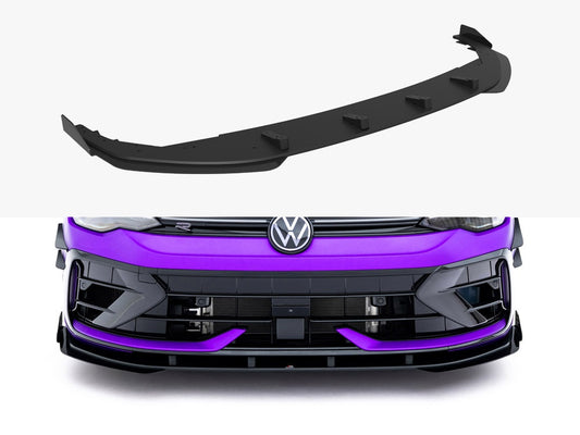 Street PRO Front Splitter + Flaps - Volkswagen Golf R Mk8 Facelift