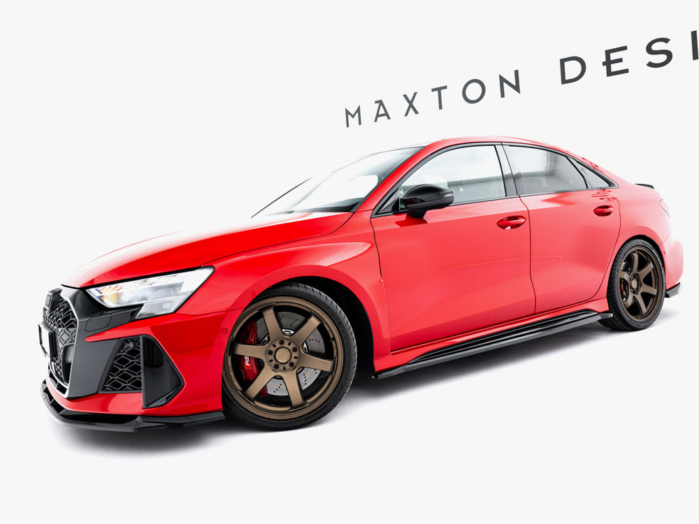 Side Skirts Diffusers V.1 - Audi RS3 Sedan 8Y / 8Y Facelift