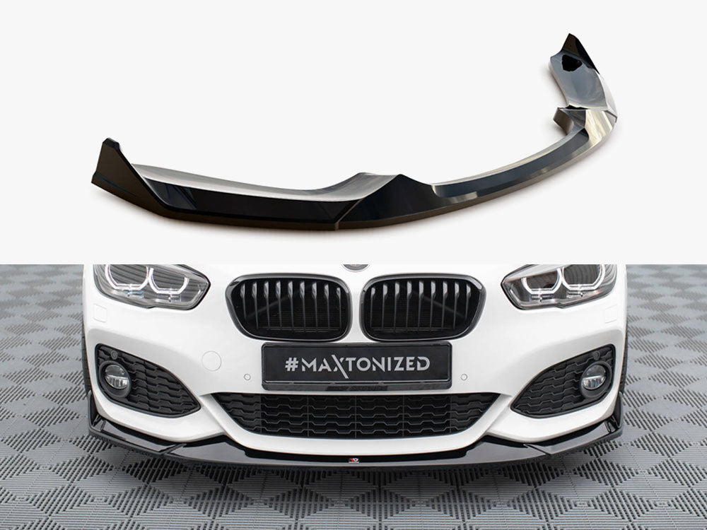 Front Splitter V.4 CSL Look - BMW 1 Series (M-Pack / M140i F20 Facelift)