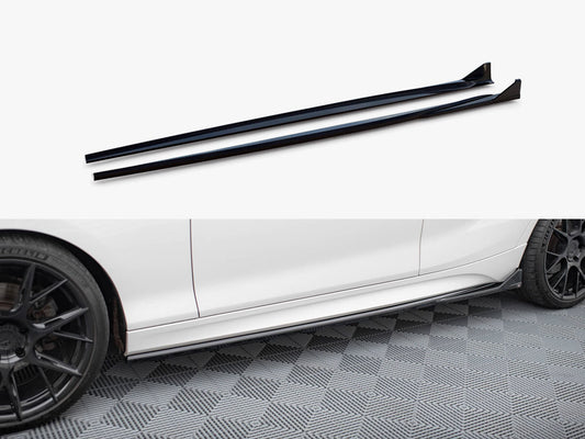 Side Skirts Diffusers V.3 CSL Look - BMW 1 Series (M-Pack / M140i F20 Facelift)