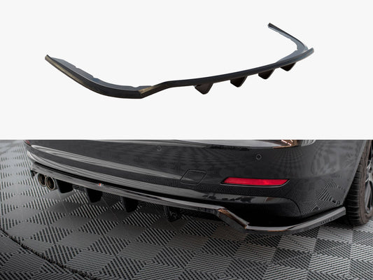 Central Rear Splitter (Vertical Bars) - BMW 4 Series (Gran Coupe F36)
