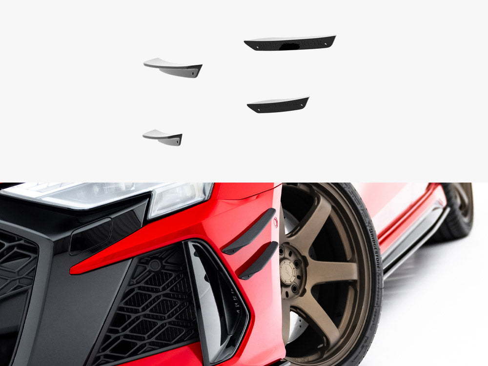 Front Bumper Wings (Canards) - Audi RS3 Sedan 8Y Facelift