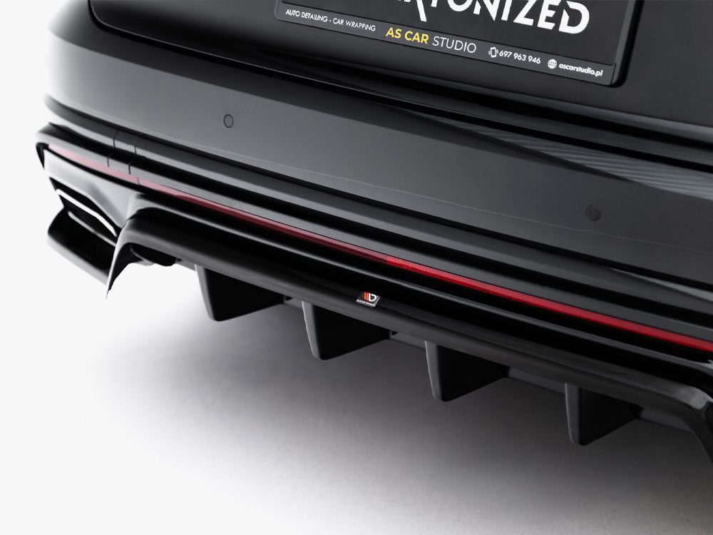 Rear Splitter (Vertical Bars) - Volkswagen Touareg R-Line Mk3 Facelift