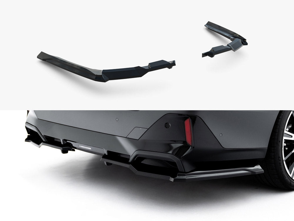 Rear Splitter (Vertical Bars) V1 - BMW 5 Series (/ i5 M-Pack Sedan / Touring G60 / G61)