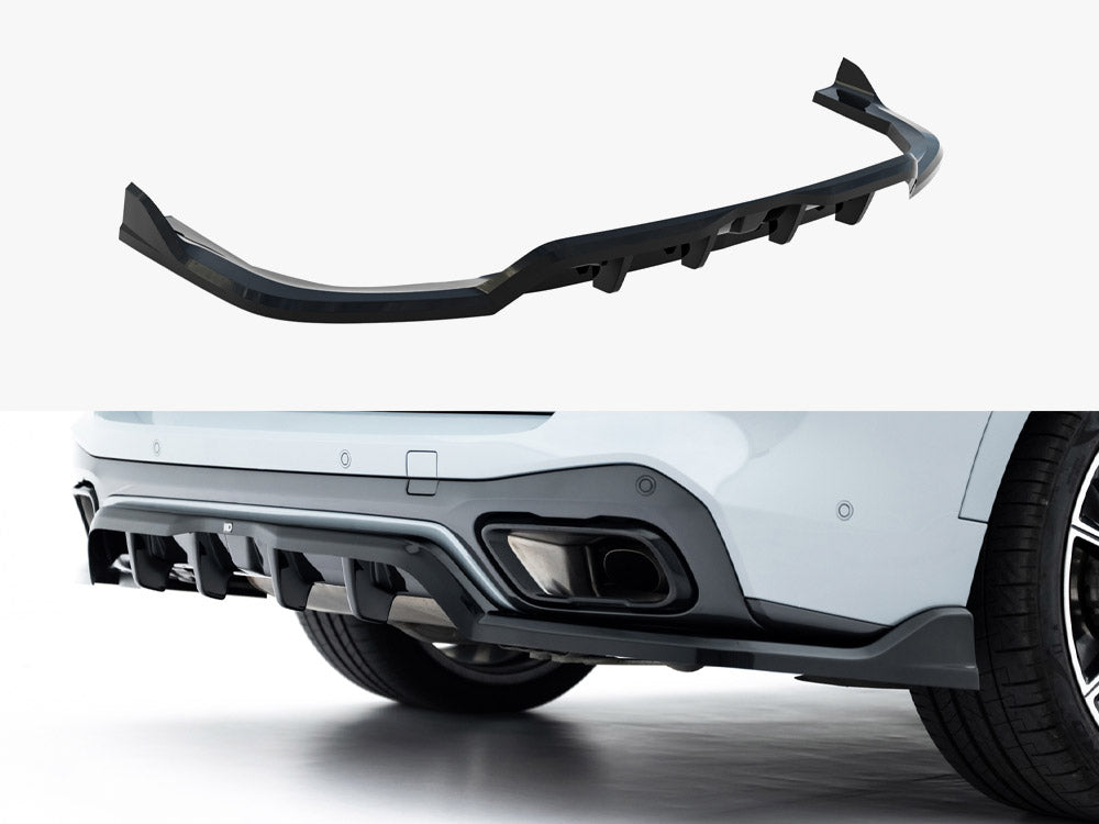 Rear Splitter (Vertical Bars) V2 - BMW X5 (M-Pack G05 Facelift)