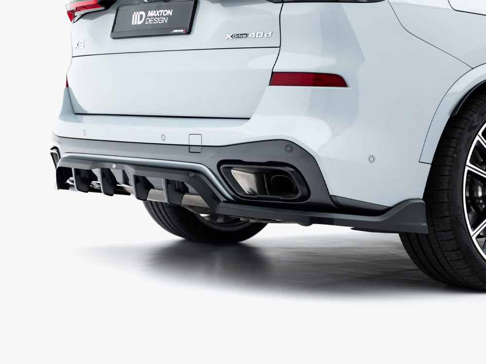 Rear Splitter (Vertical Bars) V2 - BMW X5 (M-Pack G05 Facelift)