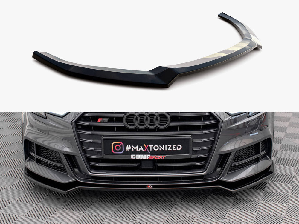 Front Splitter V.2 - Audi S3 / A3 S Line Sportback 8V Facelift