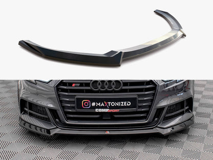 Front Splitter V.3 - Audi S3 / A3 S Line Sportback 8V Facelift