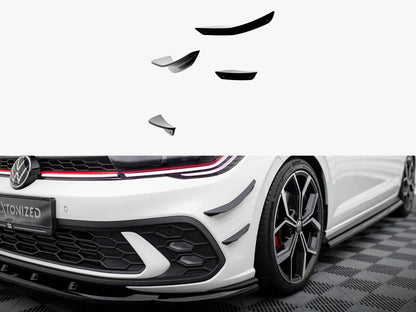 Front Bumper Wings (Canards) - Volkswagen Polo GTI Mk6 Facelift