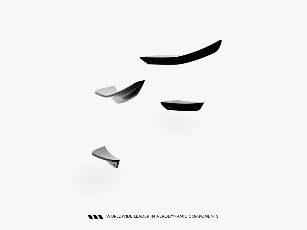 Front Bumper Wings (Canards) - Volkswagen Polo GTI Mk6 Facelift