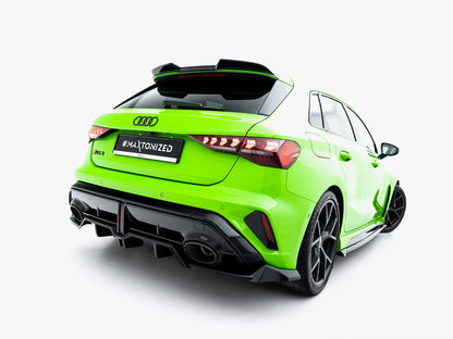 Rear Splitter (Vertical Bars) V.1 - Audi RS3 Sportback 8Y Facelift