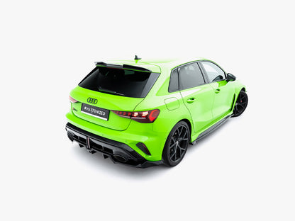 Rear Splitter (Vertical Bars) V.1 - Audi RS3 Sportback 8Y Facelift