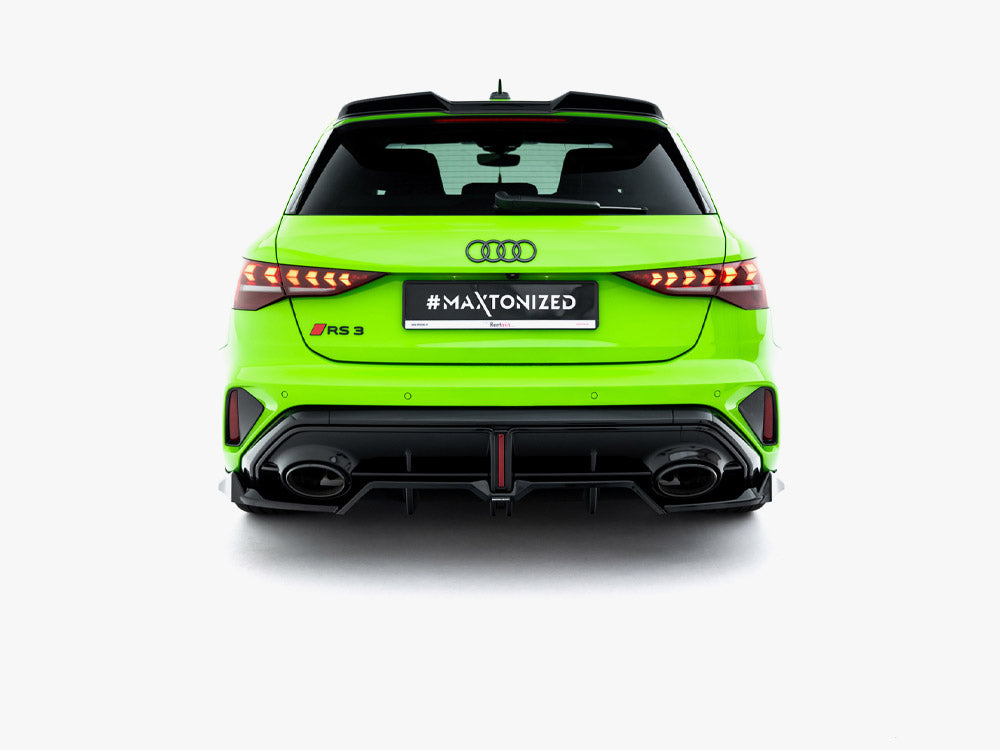 Rear Splitter (Vertical Bars) V.1 - Audi RS3 Sportback 8Y Facelift