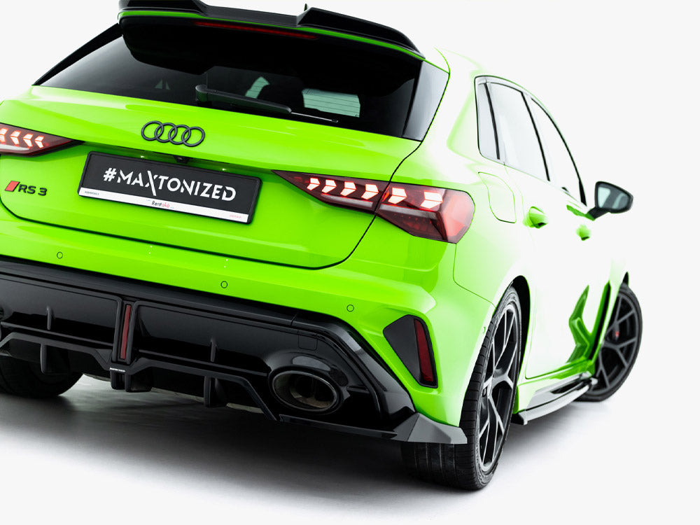 Rear Splitter (Vertical Bars) V.1 - Audi RS3 Sportback 8Y Facelift