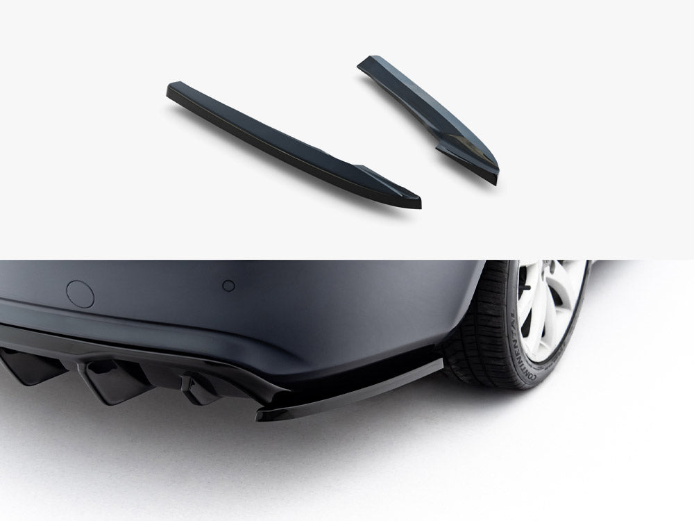 Rear Side Splitters - Audi A4 B8 Facelift