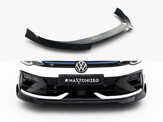 Front Splitter V.4 - Volkswagen Golf R Variant Mk8 Facelift