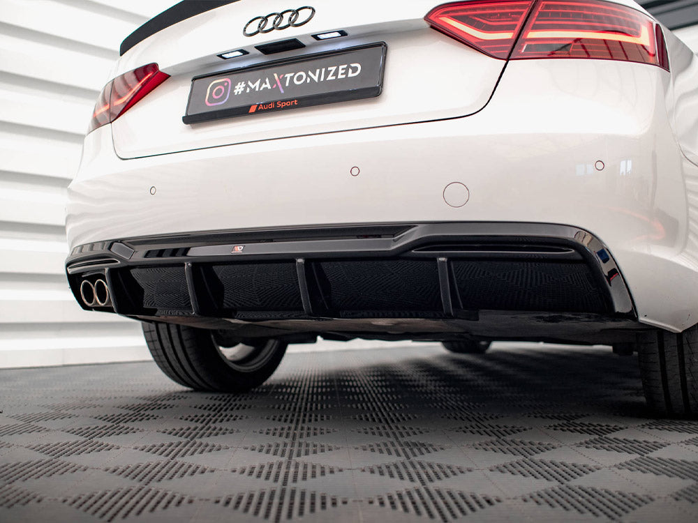Rear Valance - Audi A5 Sportback 8T Facelift (Version with dual exhausts on one Side)