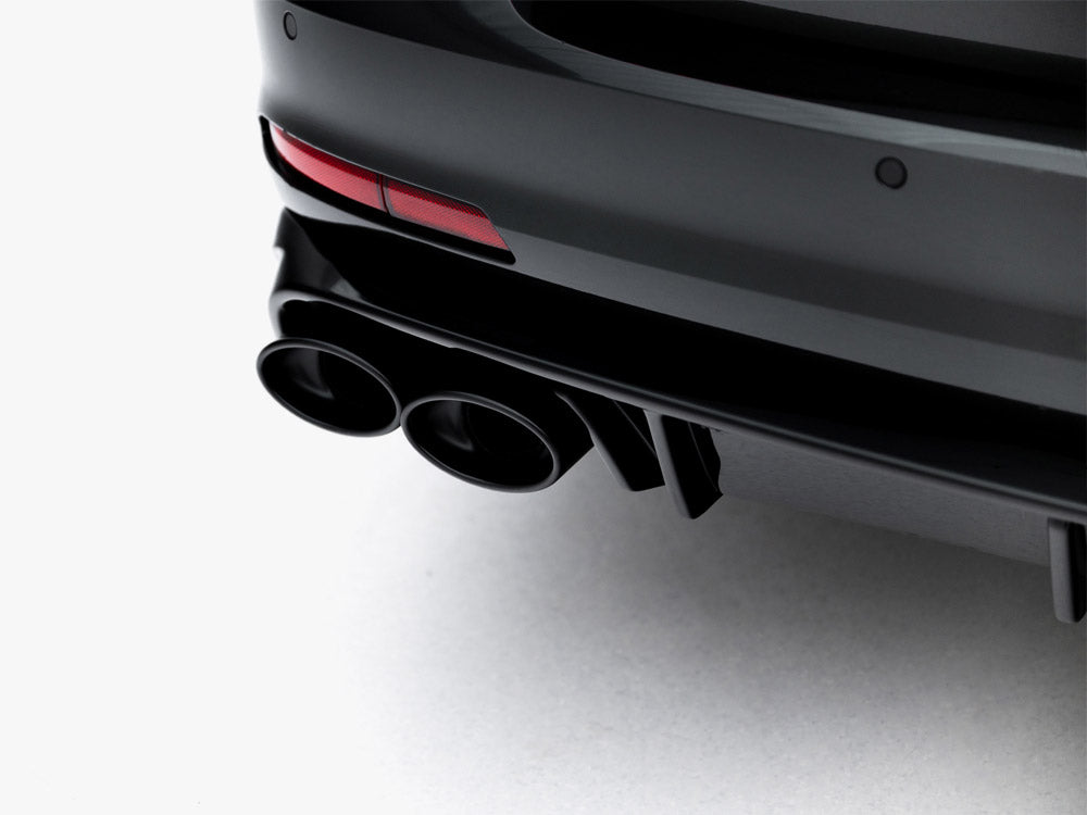 Rear Valance + Exhaust Ends Imitation - Audi A6 Sedan / Avant C8 / C8 Facelift