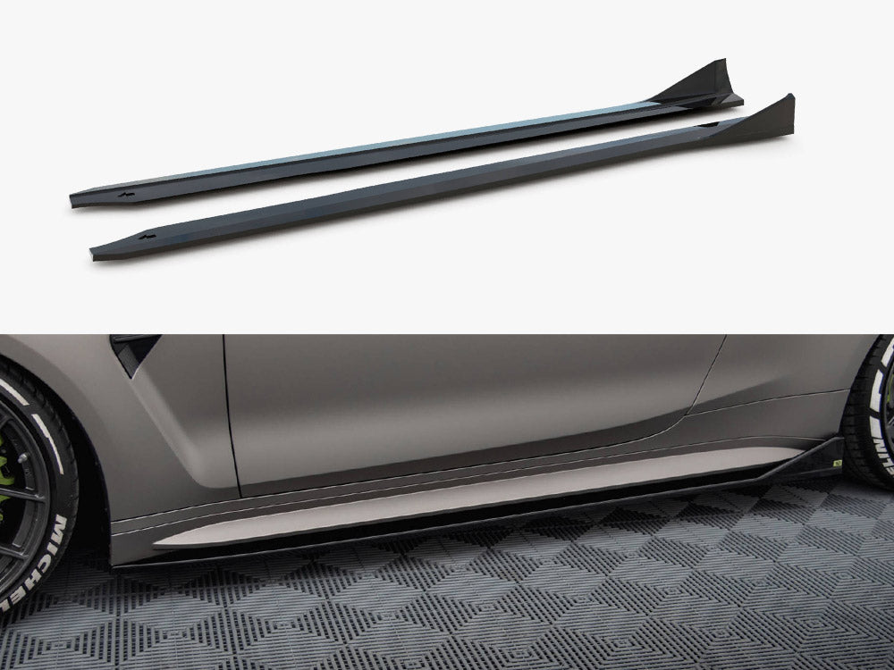 Side Skirt Diffusers V.3 CSL Look - BMW M4 G82 / G82 (Facelift)