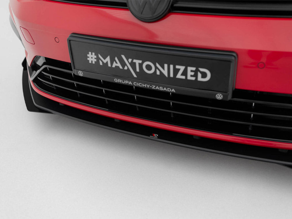 Street PRO Front Splitter + Flaps - Volkswagen Golf R / R-Line Mk7 Facelift