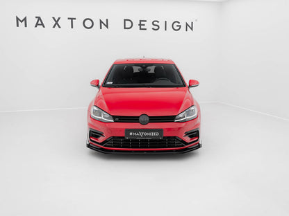 Street PRO Front Splitter V.2 - Volkswagen Golf R / R-Line Mk7 Facelift