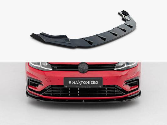 Front Splitter V.1 - Volkswagen Golf R / R-Line Mk7 Facelift
