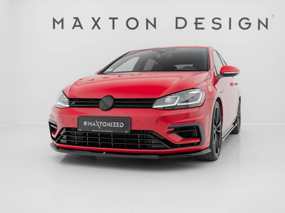 Front Splitter V.6 - Volkswagen Golf R / R-Line Mk7 Facelift