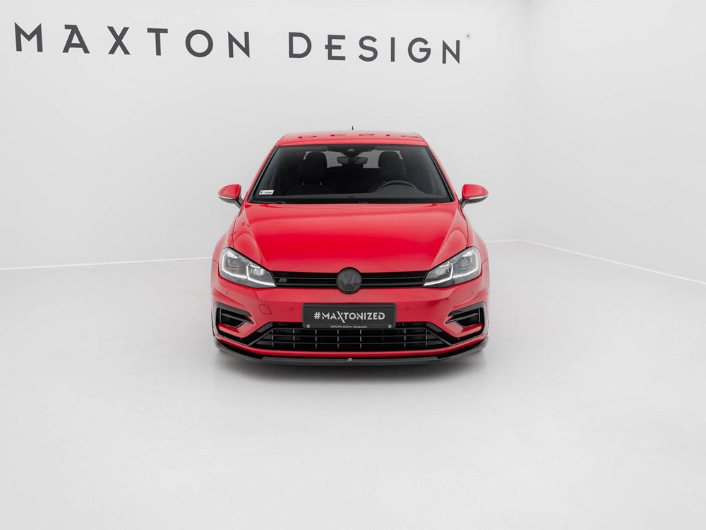 Front Splitter V.6 - Volkswagen Golf R / R-Line Mk7 Facelift