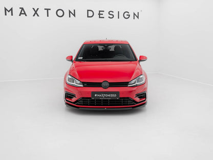 Front Splitter V.6 - Volkswagen Golf R / R-Line Mk7 Facelift