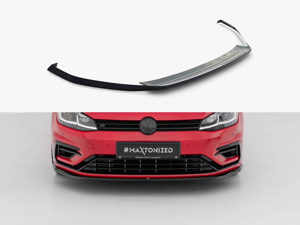 Front Splitter V.7 - Volkswagen Golf R / R-Line Mk7 Facelift