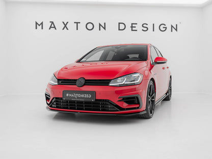 Front Splitter V.7 - Volkswagen Golf R / R-Line Mk7 Facelift