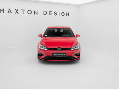 Front Splitter V.7 - Volkswagen Golf R / R-Line Mk7 Facelift