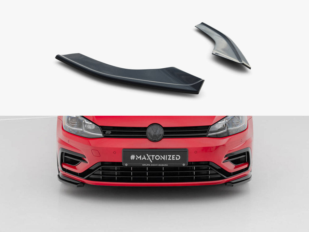 Front Side Splitters - Volkswagen Golf R / R-Line Mk7 Facelift